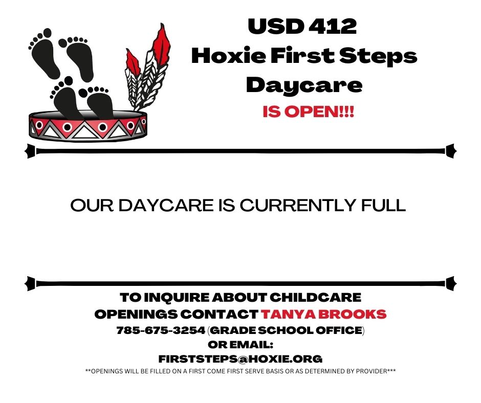 Hoxie Community Schools USD 412 Current daycare openings